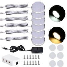 Mains Under Cabinet Lights LED Light Kit Kitchen Cupboard Shelf Counter Display