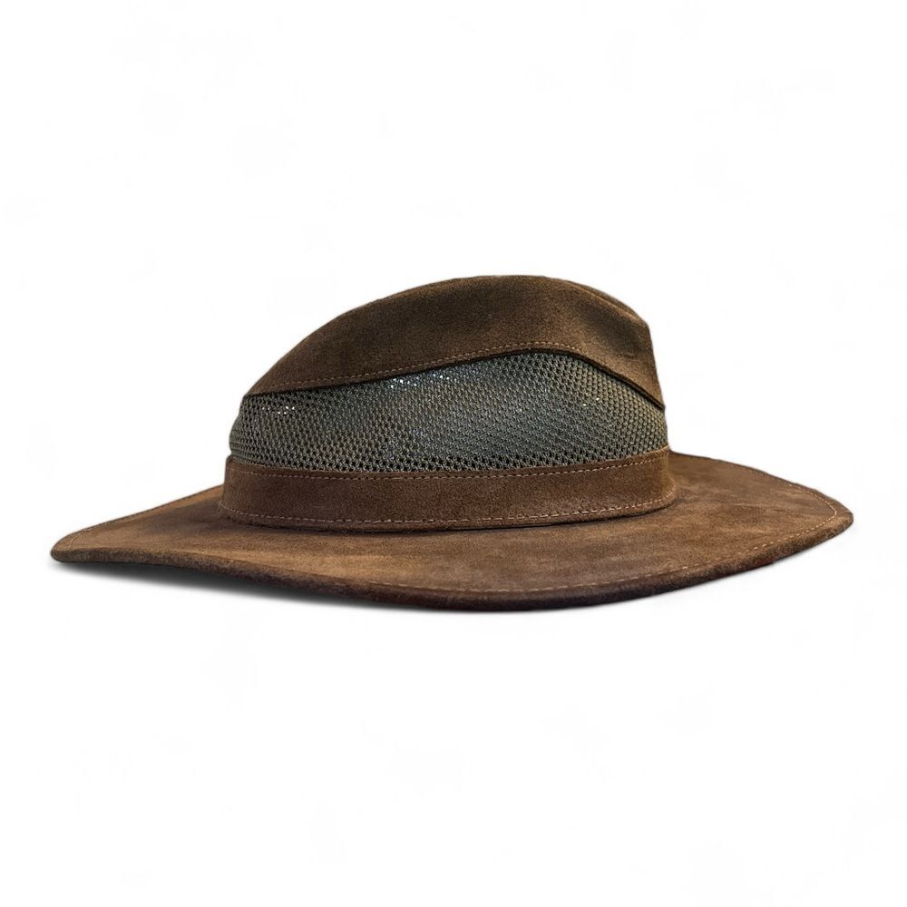 Henschel Men Hiker Crushable  Breeze Brown Hat Large