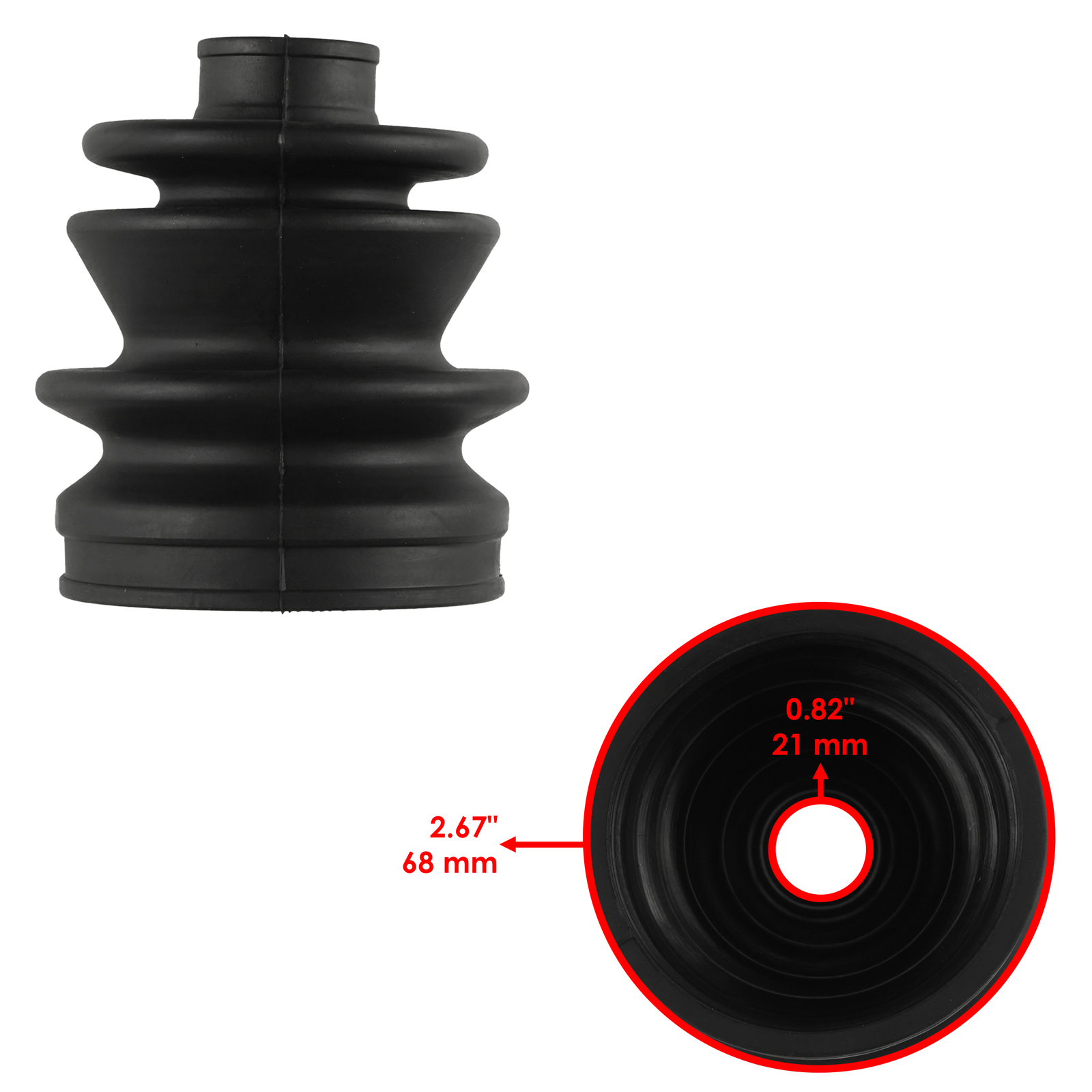 CV Boot Kit For Arctic Cat 400 4x4 1998-2014 Front Inner Heavy Duty Race Driven - Foto 5