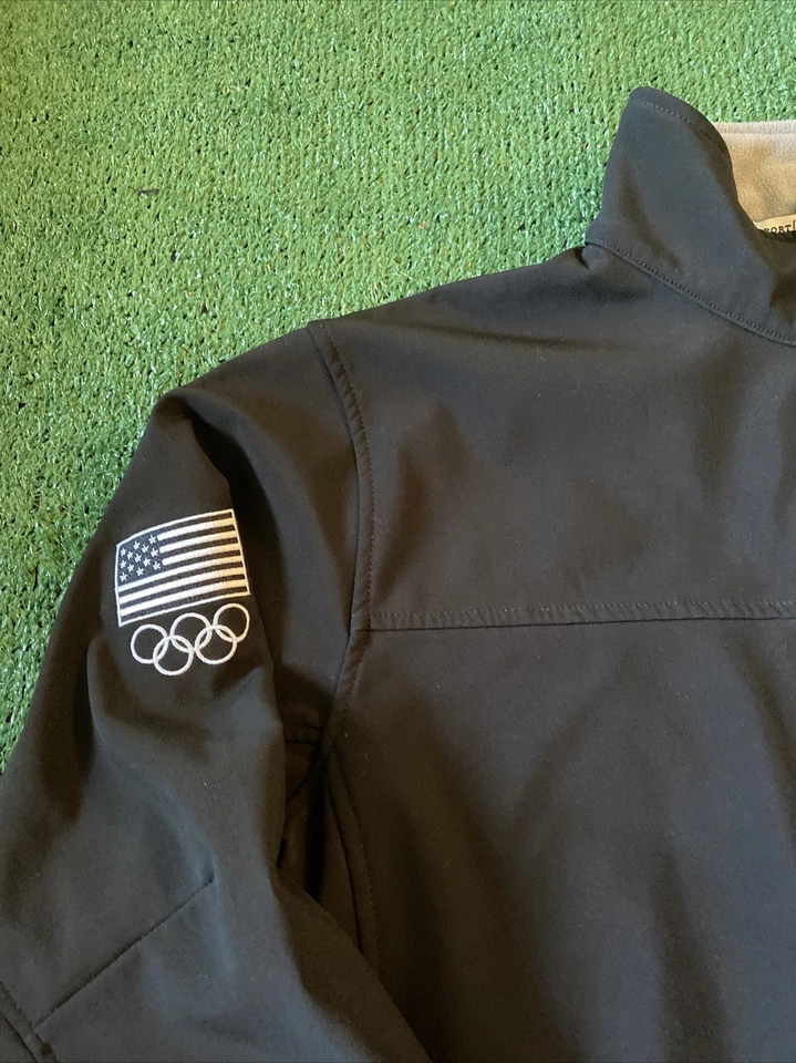 Paralympics Port Authority Black Zip Up Jacket Windbreaker Coat Rare Size Large - Image 3 of 4