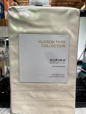 HUDSON PARK COLLECTION EURO PILLOWSHAM 680 THREAD COUNT COLOR IVORY NIP