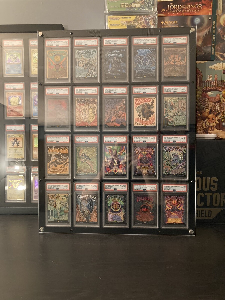 Lord Of The Rings MTG COMPLETE PSA 10 Poster Art Cards In Frame 20 of 20  Nonfoil