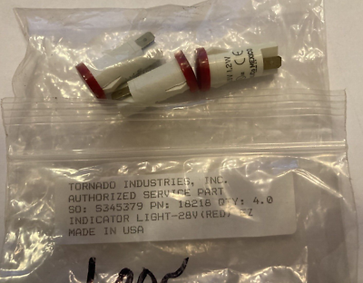 #ad TORNADO KARCHER EZ PARTS 18218 28V INDICATOR LIGHTS 3 NOS $32.99