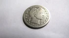 1915-S Barber Quarter Raw 90% Silver Coin 1915 Liberty Twenty Five Cents