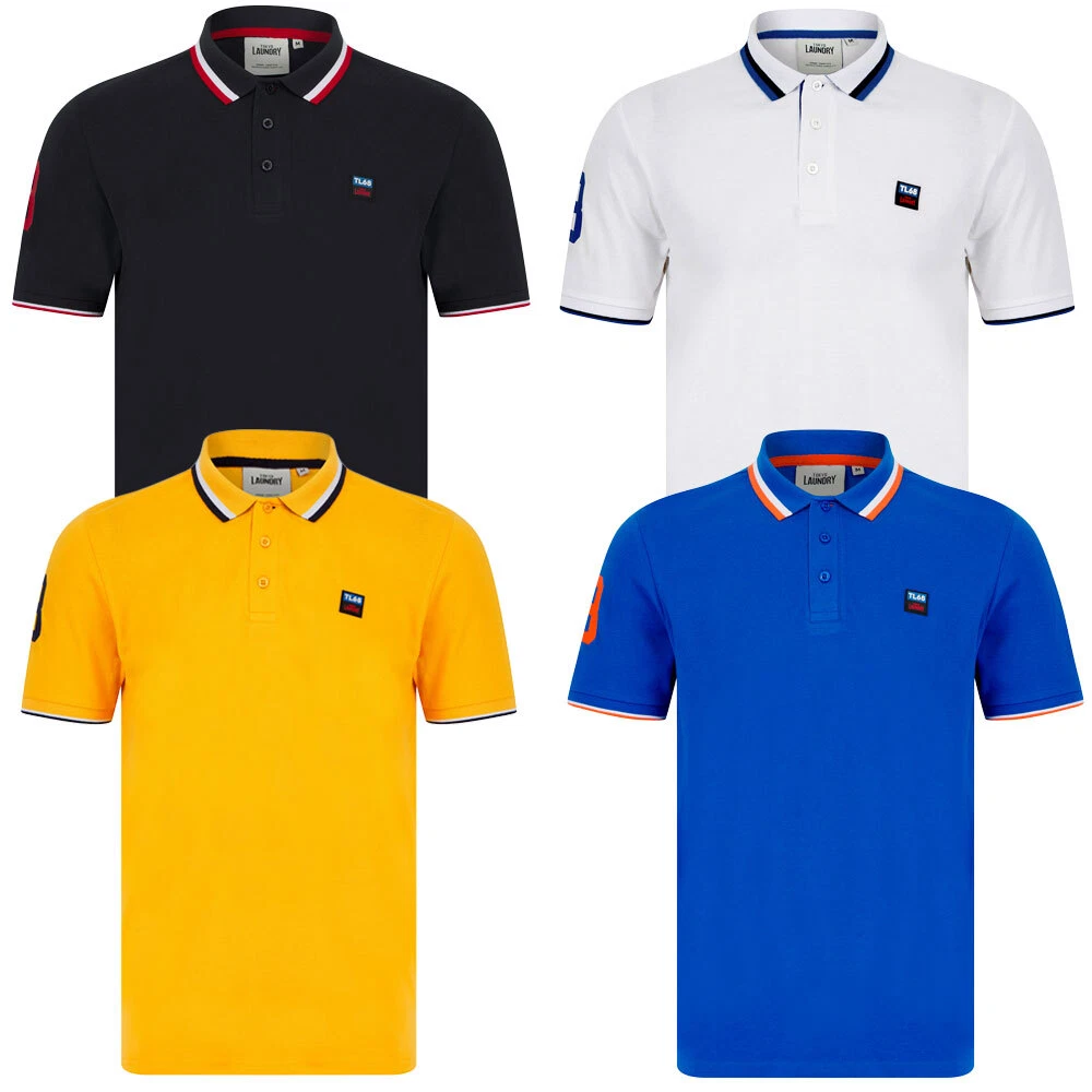 Tokyo Laundry Men's Polo Shirt 100% Cotton Pique Plain Smart Casual T-Shirt Top
Opens in a new windo