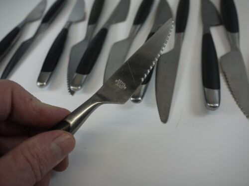 Lot 17 BLOOMFIELD schwarzer GRIFF rostfrei McM Edward Don TISCH Messer JAPAN Regal - Bild 7 von 9