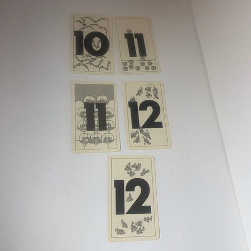 Tarjetas numéricas Whitman Sesame Street See and Know 1978 3,5” X 5,75”, falta una - Imagen 11 de 12