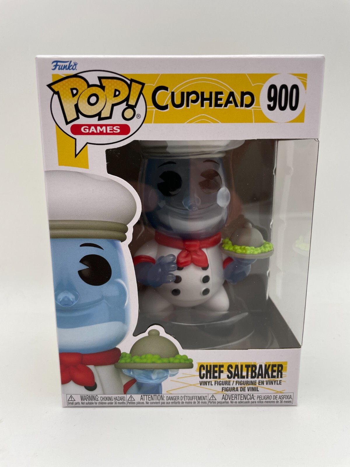 Funko Pop! Games 900 ⦿ Cuphead ⦿ Chef Saltbaker ⦿ Nuevo Embalaje Original