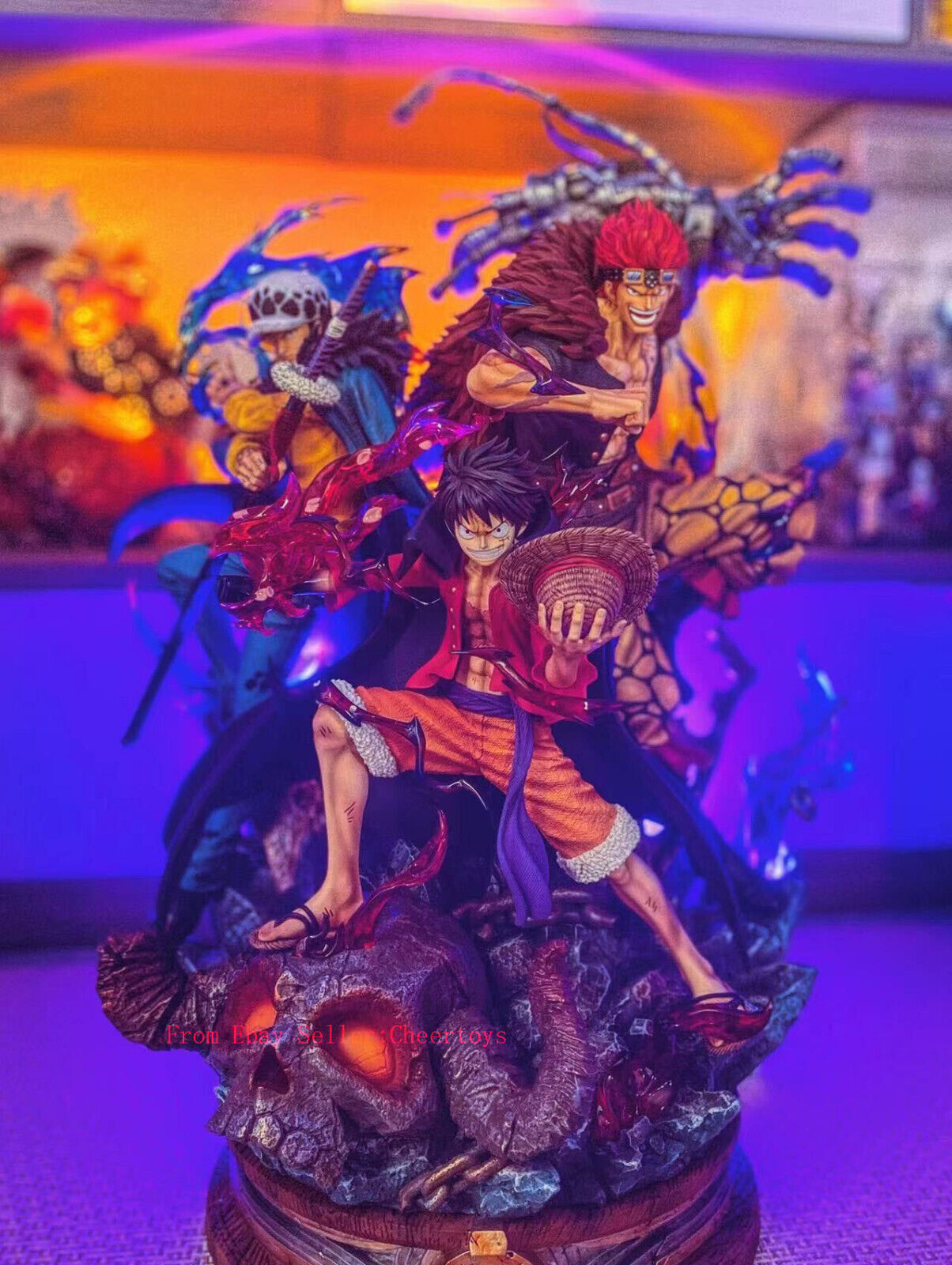 One Piece - LX-Studios Super Rookie Three Captain Monkey D. Luffy,  Trafalgar D. Water Law & Eustass Kid