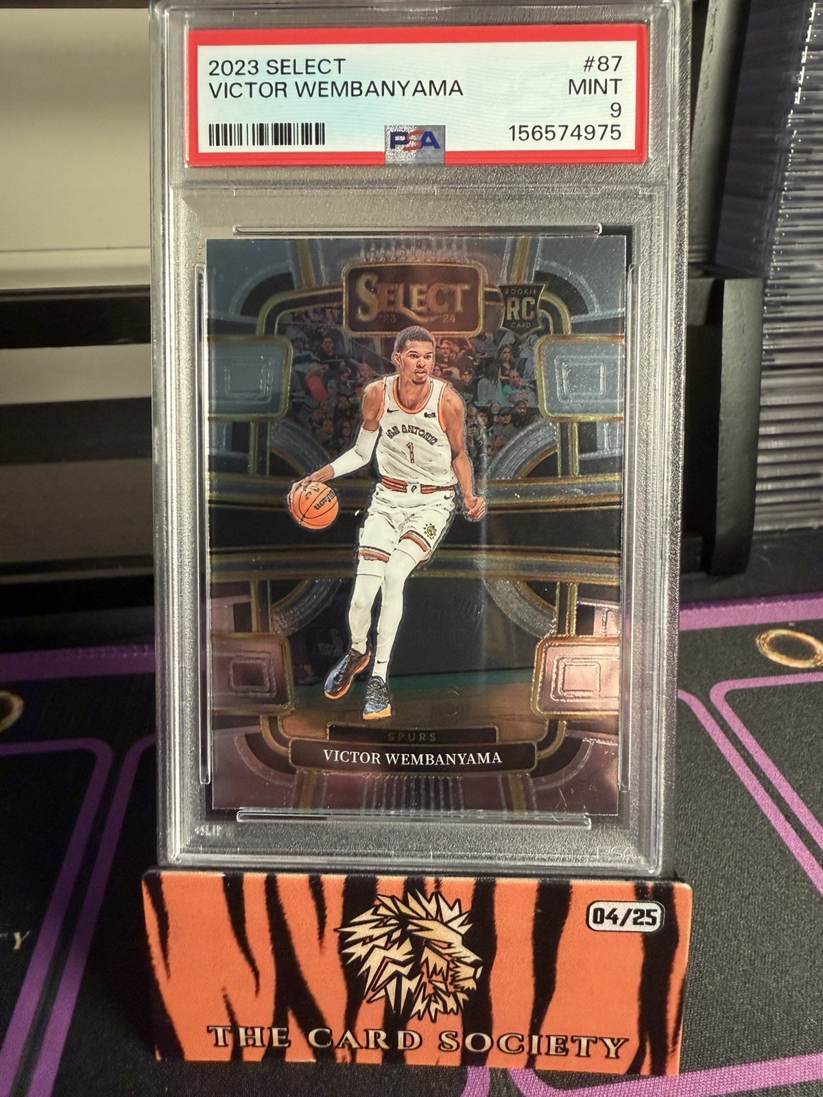2023 Select Victor Wembanyama RC PSA 9 