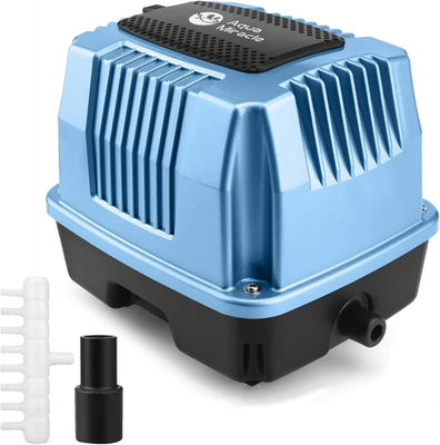 #ad Super Powerful Linear Air Pump AP 40 AP 60 AP 80 Pond Aerator Septic Air Pump $197.99