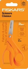 Fiskars 7" Petite Original, Orange-Handled Scissors
