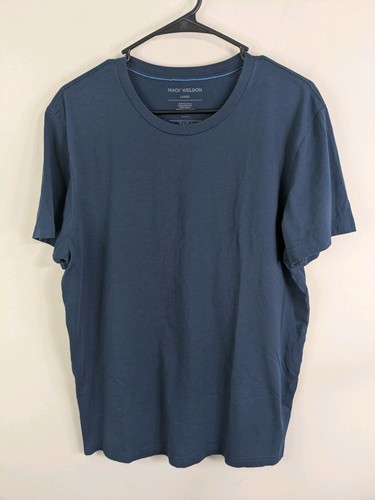 Merc Mack Mod Short Sleeve Button Down Check Shirt in Navy