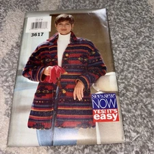 Unused Uncut Butterick Sewing Pattern See & Sew Now 3617 Size L & XL Jacket