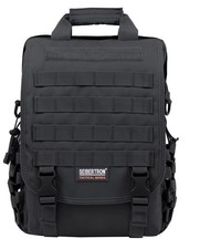 Waterproof Molle Tactical 15.6" Laptop Sling Bag Backpack for Outdoor Use Black