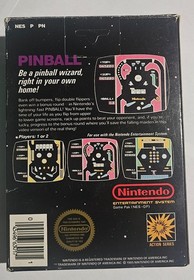 Pinball NES (CIB) con insertos manuales e fotografiados