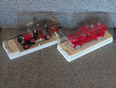 2x Solido Age d'Or Feuerwehr Modelle