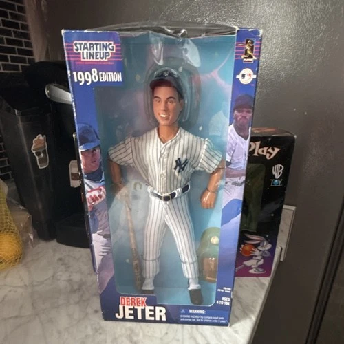 Starting Lineup 1998 Derek Jeter MLB Baseball Figure New York Yankees