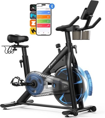 MERACH Heimtrainer Fahrrad mit Magnetischem Widerstand, Leises Hometrainer