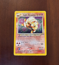 Pokemon Light Arcanine 12/105 Neo Destiny Holo Rare Vintage on eBay