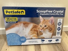 PetSafe Scoop Free Disposable Crystal Litter Tray w/ Lid PAC00-I4229 NEW 2 Pack