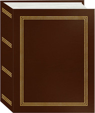 Mini-Max Photo 100 Pocket 4X6 Photo Album, Brown