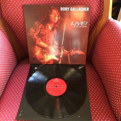 Rory Gallagher Live! In Europe NEAR MINT Sony BMG Music Vinyl LP