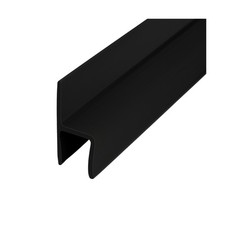 95 Inch Frameless Shower Door Side Seal Strip, H-Type Glass Shower Door Seal ...