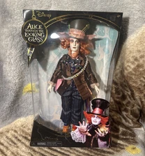 Disney Alice Through the Looking Glass Mad Hatter Collector Doll