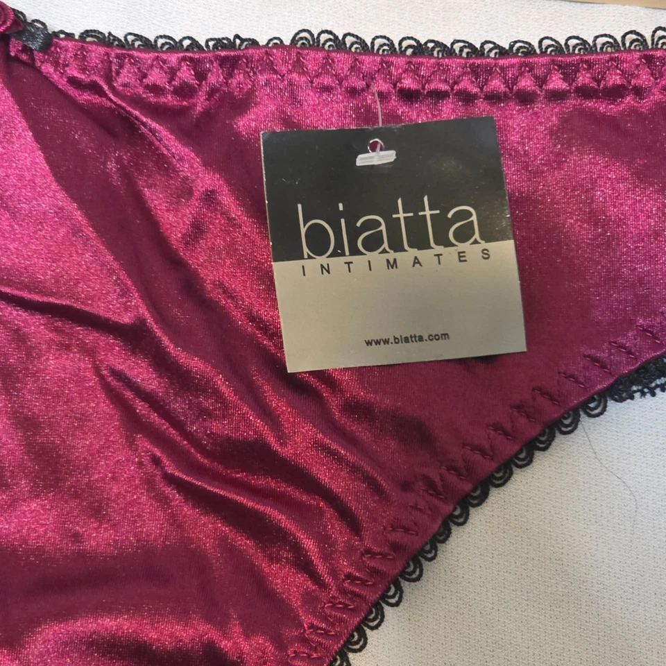 Biatta Intimates Tanga Púrpura Bragas Ropa Interior Talla 3X Nuevo con Etiquetas Foto 2 de 4