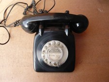 Rotary Dial Telephone Model GPO 706F  Vintage Retro Black Phone Ideal Prop