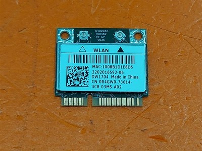       Laptop Wifi Bluetooth Module Wireless Card 0R4GW0 Dell Inspiron 15