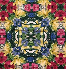 Stack-n-Whack FLORAL MAGIC Fabric By Bethany Reynolds Free Spirit 43 x 50”