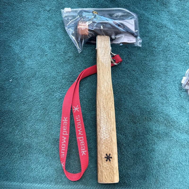 SNOW PEAK JAPAN COPPER FACE STEEL HEAD PEG HAMMER BRAND NEW