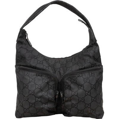 Gucci Monogram GG Nylon Twin Pocket Shoulder Bag Tasche