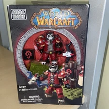 World of Warcraft 2013 Mega Blocks Rojo Pandaren Minifigure New 