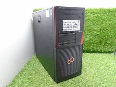 Fujitsu Celsius W530 Workstation i7-4790 16GB 240GB SSD WINDOWS 10 MT DESKTOP