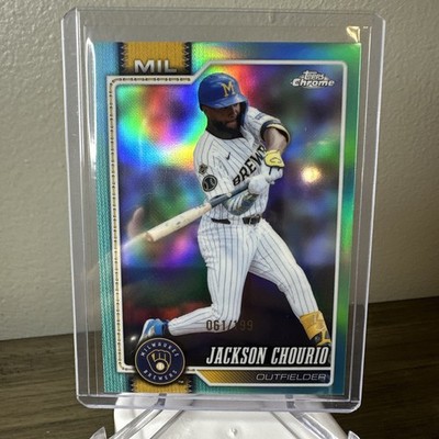2026 Topps Chrome - Jackson Chourio #51 Teal Refractor /199 Brewers