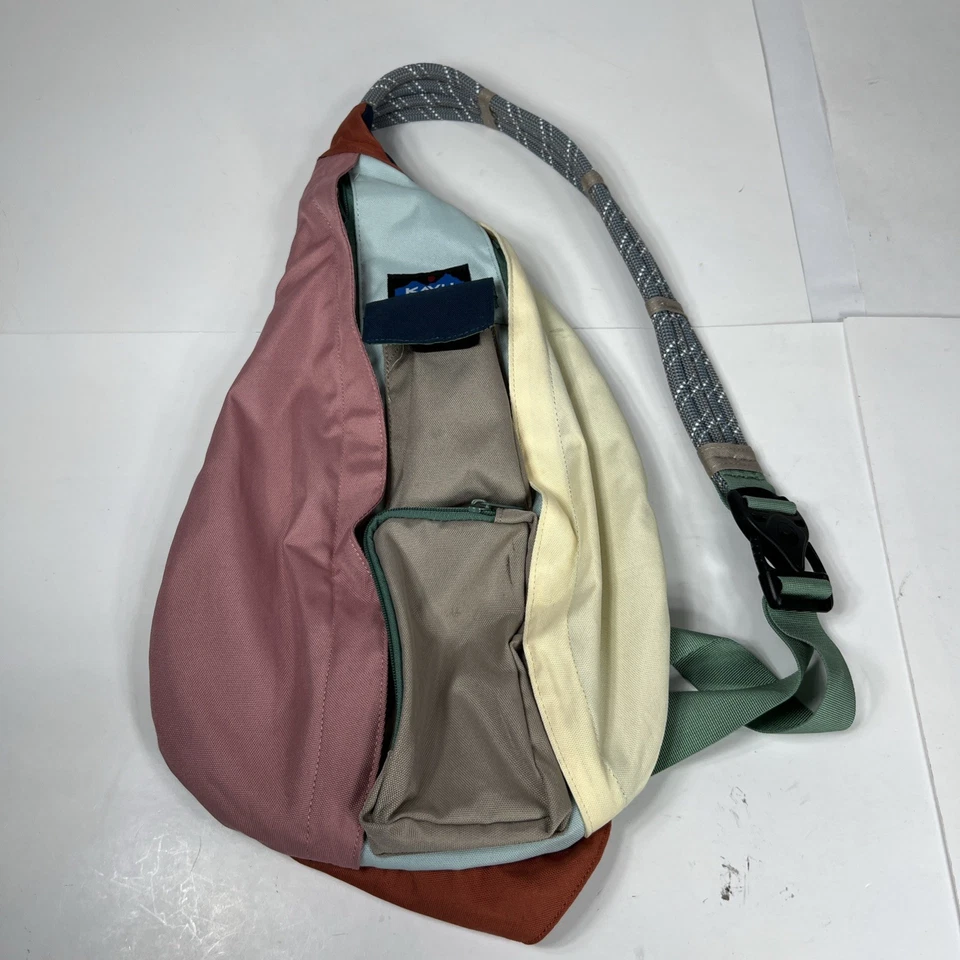 Bolso Bandolera Kavu Cuerda Cono de Nieve Pasteles Rei Gorp Core Foto 2 de 4
