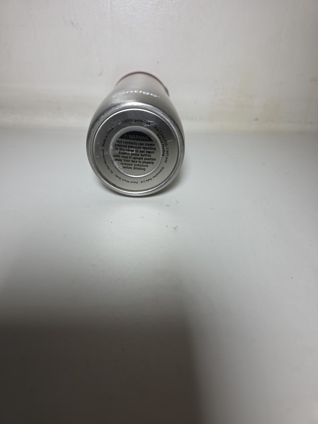 Contigo AUTOSEAL Twist Transit Stainless 16oz - Silver 