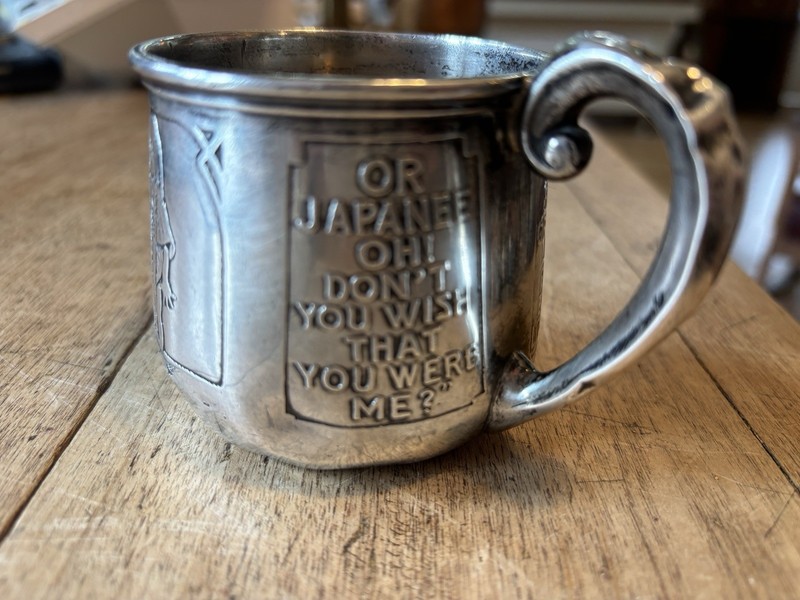 Rare Lebolt Sterling Nursery Ryhme Baby Cup