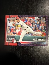 Jose Ramirez 2026 Topps Series 1 Team Border SP Cleveland Guardians Short Print