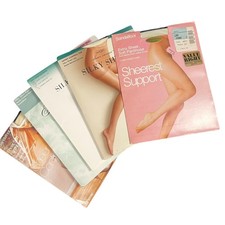 Vintage 90s/Y2k JC Penney Pantyhose Lot of 5 Five Pairs NEW NIP Queen Tall