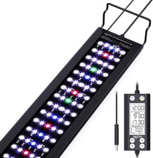 Seaoura 90cm 36 - 42 inch LED Aquarium Light with Thermometer Power Off Memory