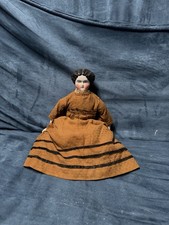1860  s Antique German Porcelain Doll In Excellent Condition