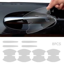 8PCS Clear Car Door Handle Scratch Protector Anti-Scratch Film Guard Stickers