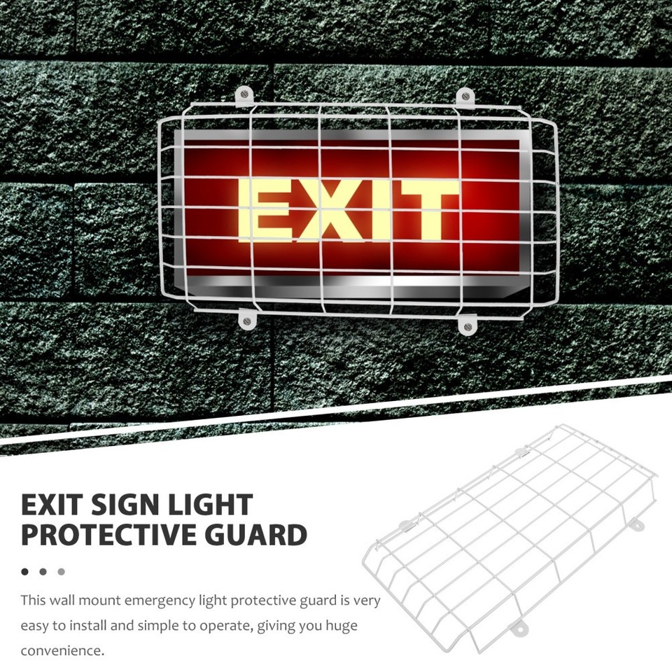 Picter Emergency Code Protective Cage for Exit Sign Led Emergency Light Wire | eBay Australia