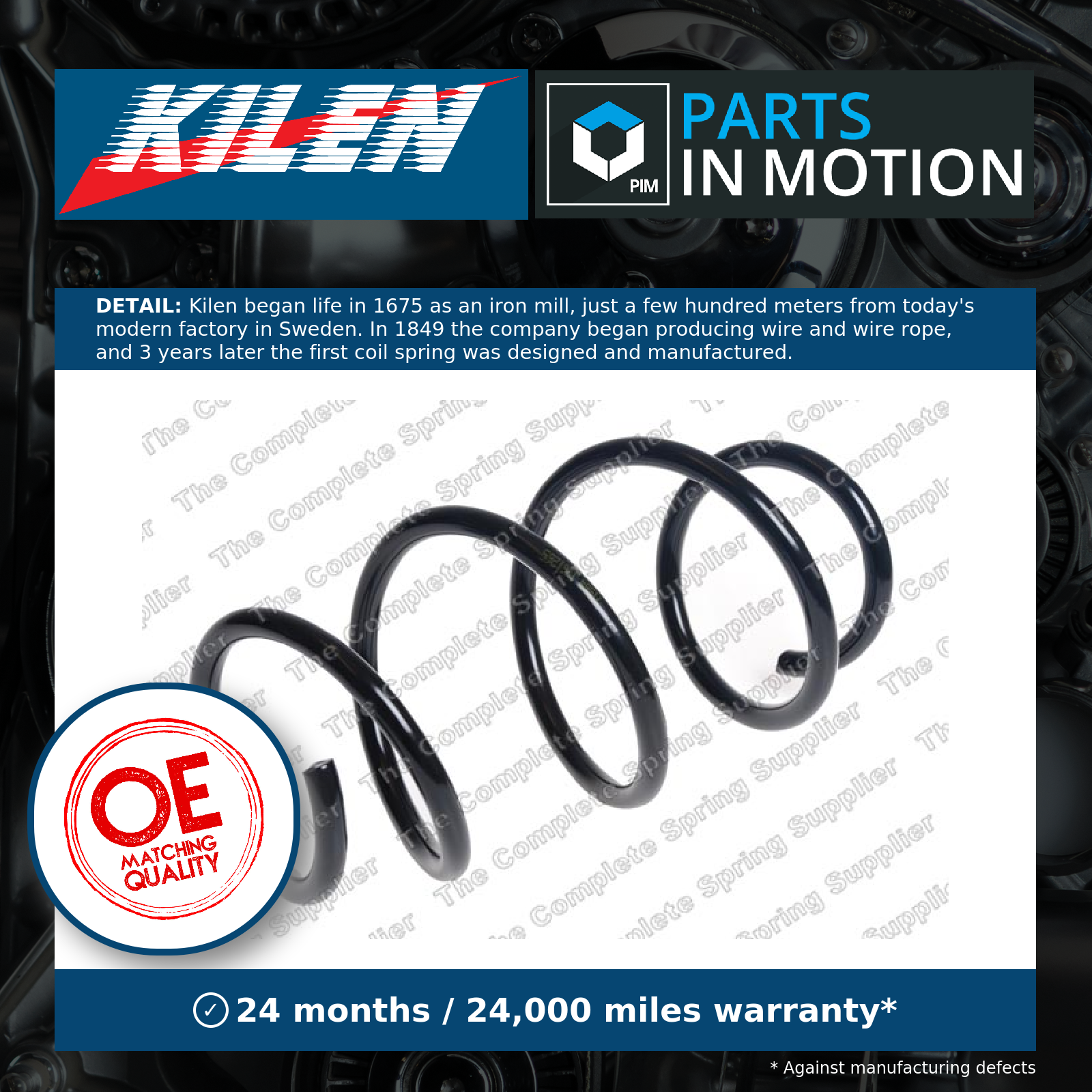 2x Suspension Coil Spring Front Long Life Quality For BMW 2 Series X1 ROC CS8617 - Image 4