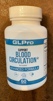 GLPro Blood Support Capsules GL Pro Blood Health Pills (60 Capsules) Exp 8/27