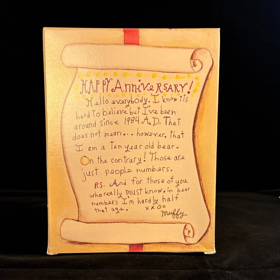 Muffy Vanderbear | Tenth Anniversary | Limited Edition 1994 | This Take The Cake - Image 3 of 4